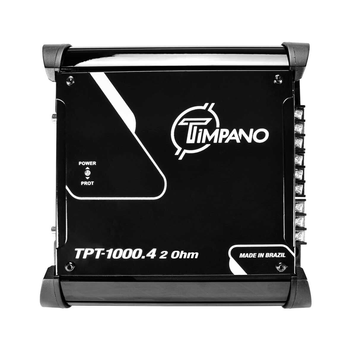 Timpano TPT-1000.4 Amplifier 2 Ohms Compact 4 Channel Full Range Digital Amp  6