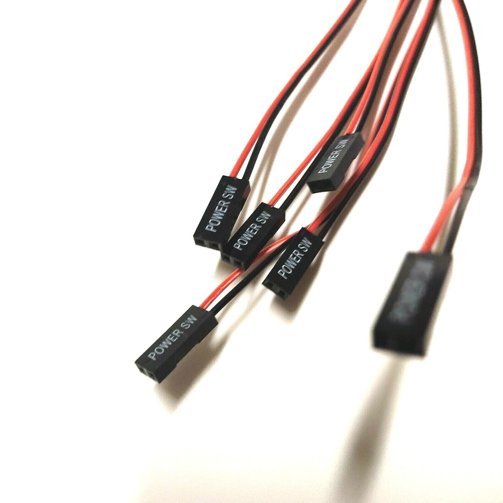 1Pc 20" Inch PC Case Motherboard ATX Power Switch Reset Button Cable / Wire