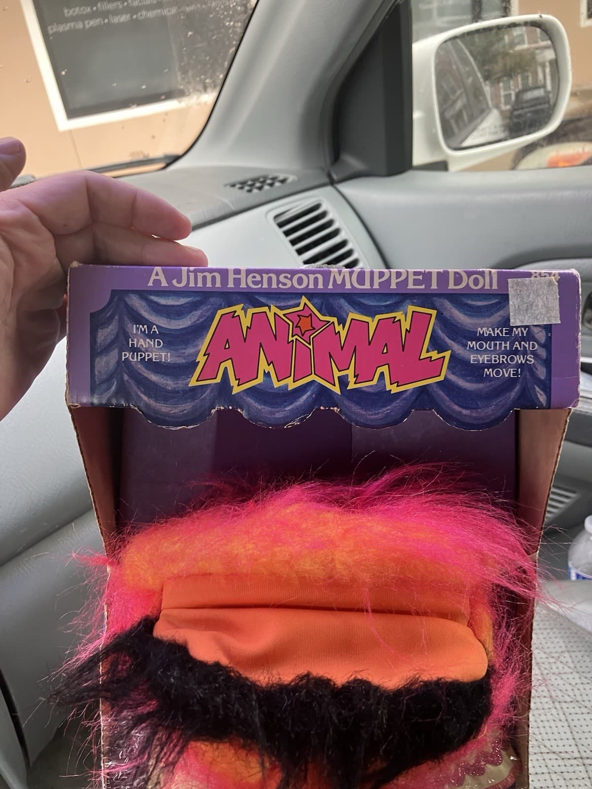 VINTAGE JIM HENSON MUPPETS ANIMAL PUPPET DOLL Fisher Price Quaker Oats 5