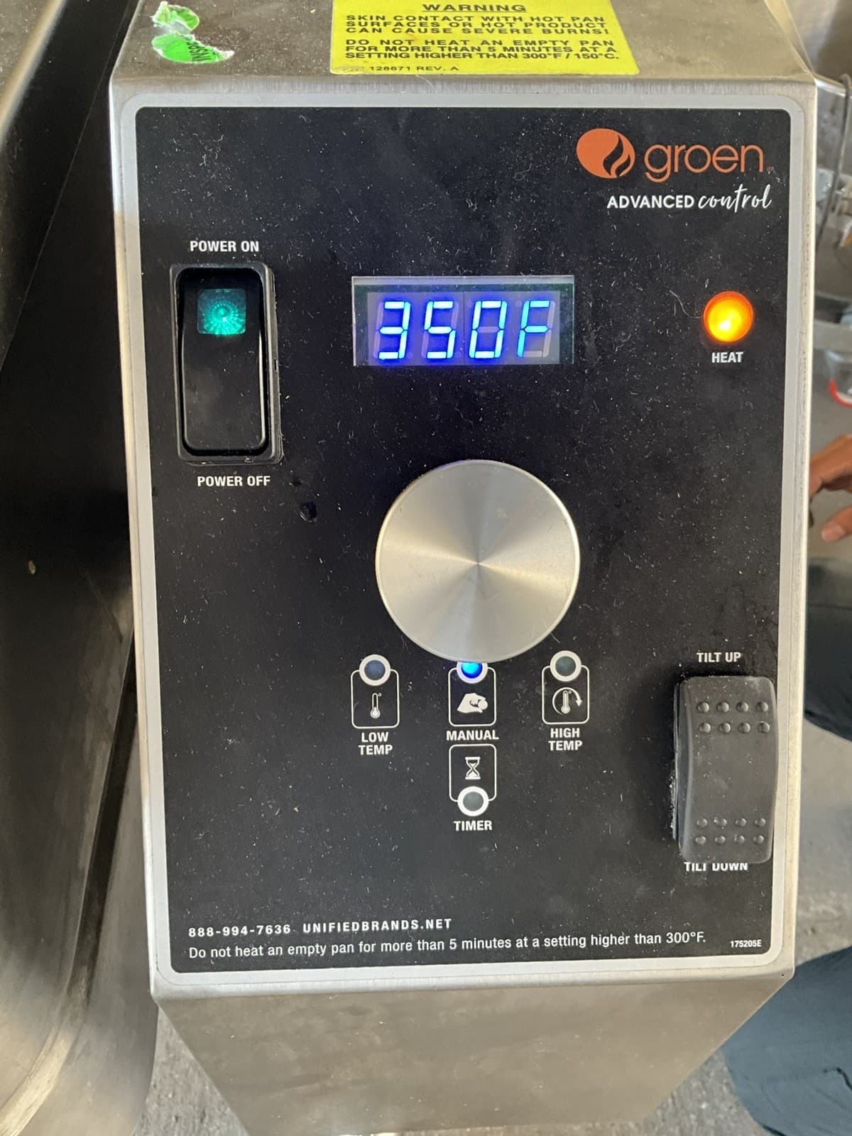 2024 Groen 30gal electric tilt skillet Braising pan BPP-40EA 240Volts 3 Phases 3