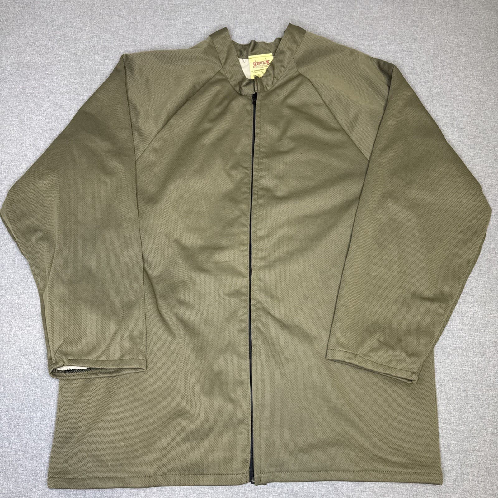Scent Lok Base Layer Top & Bottom Men’s XL Olive Full Zip Hunting Jacket & Pants 2