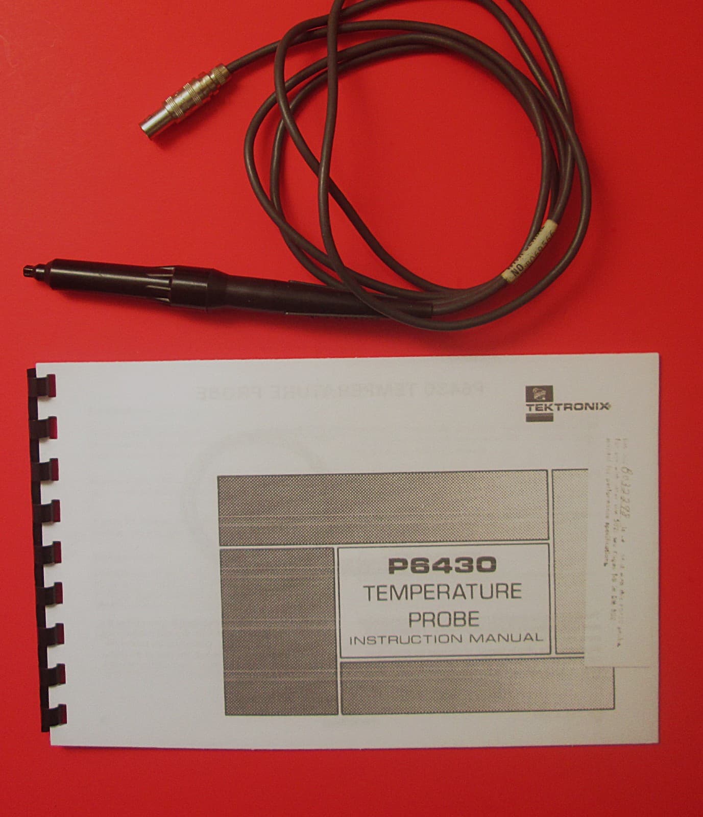 Tektronix P6430 Temperature Probe for 465/475 DM43 &44, DM502 Multimeter TESTED! 2