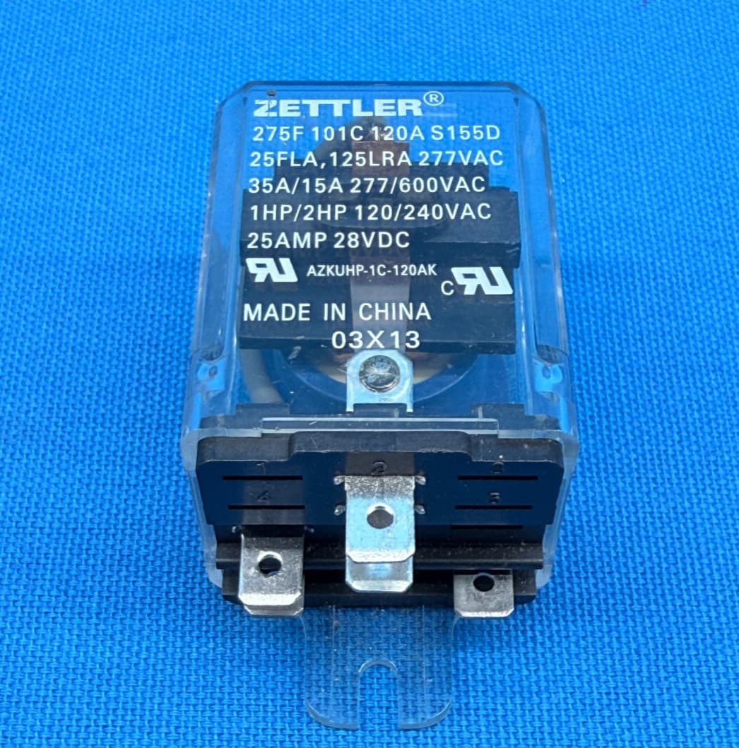 Zettler Power Relay AZKUHP-1C-120AK / 1460-1271 for Coleman Mach AIR Conditioner 2