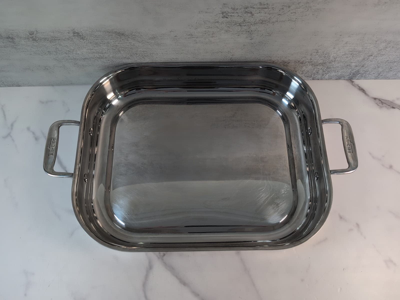 All-Clad Stainless Steel Roasting Baking Lasagna Pan 14.5" x 11.5" 3