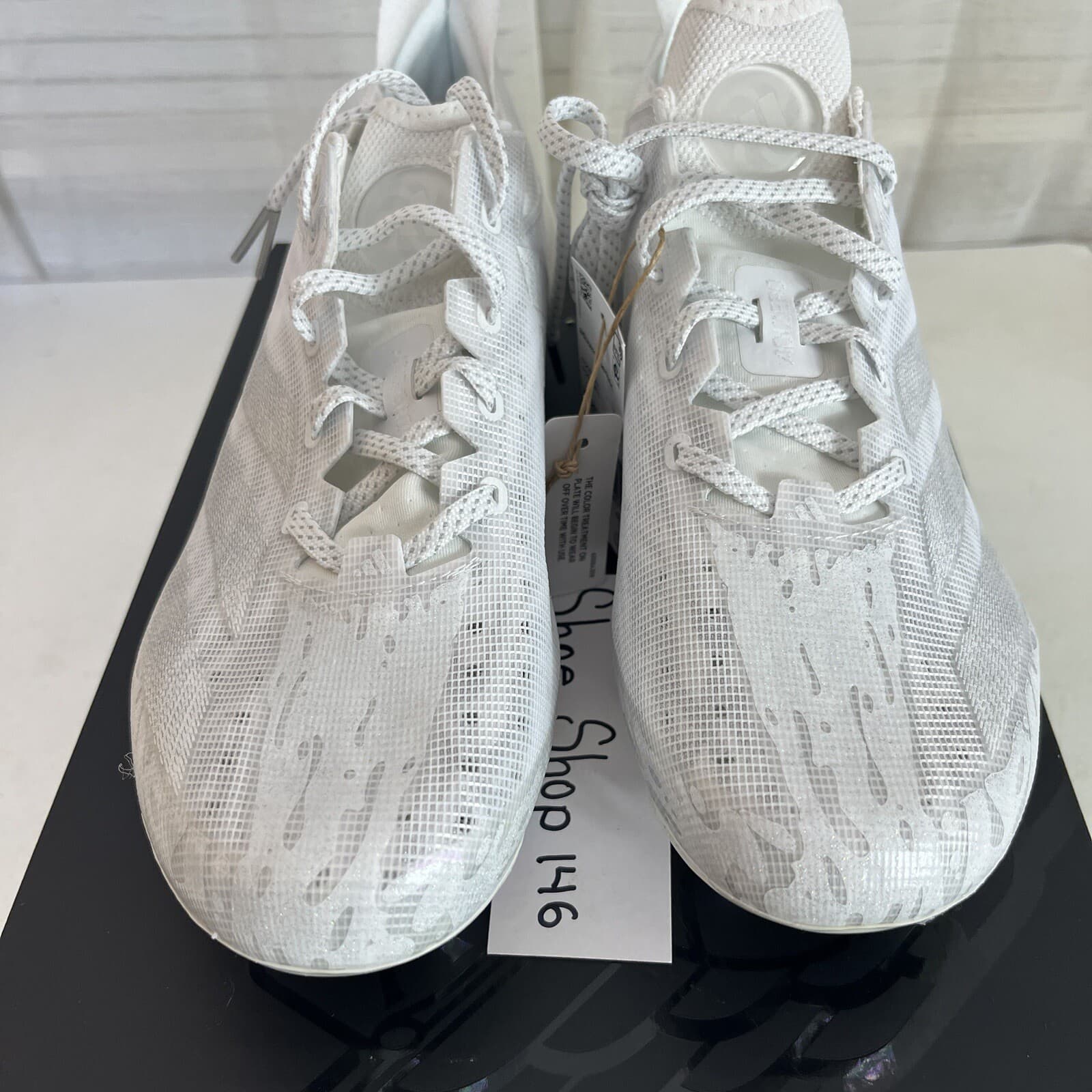 Adidas Adizero Electric Speed Juice Pack Size 11.5 Football Cleats White IE4413 4