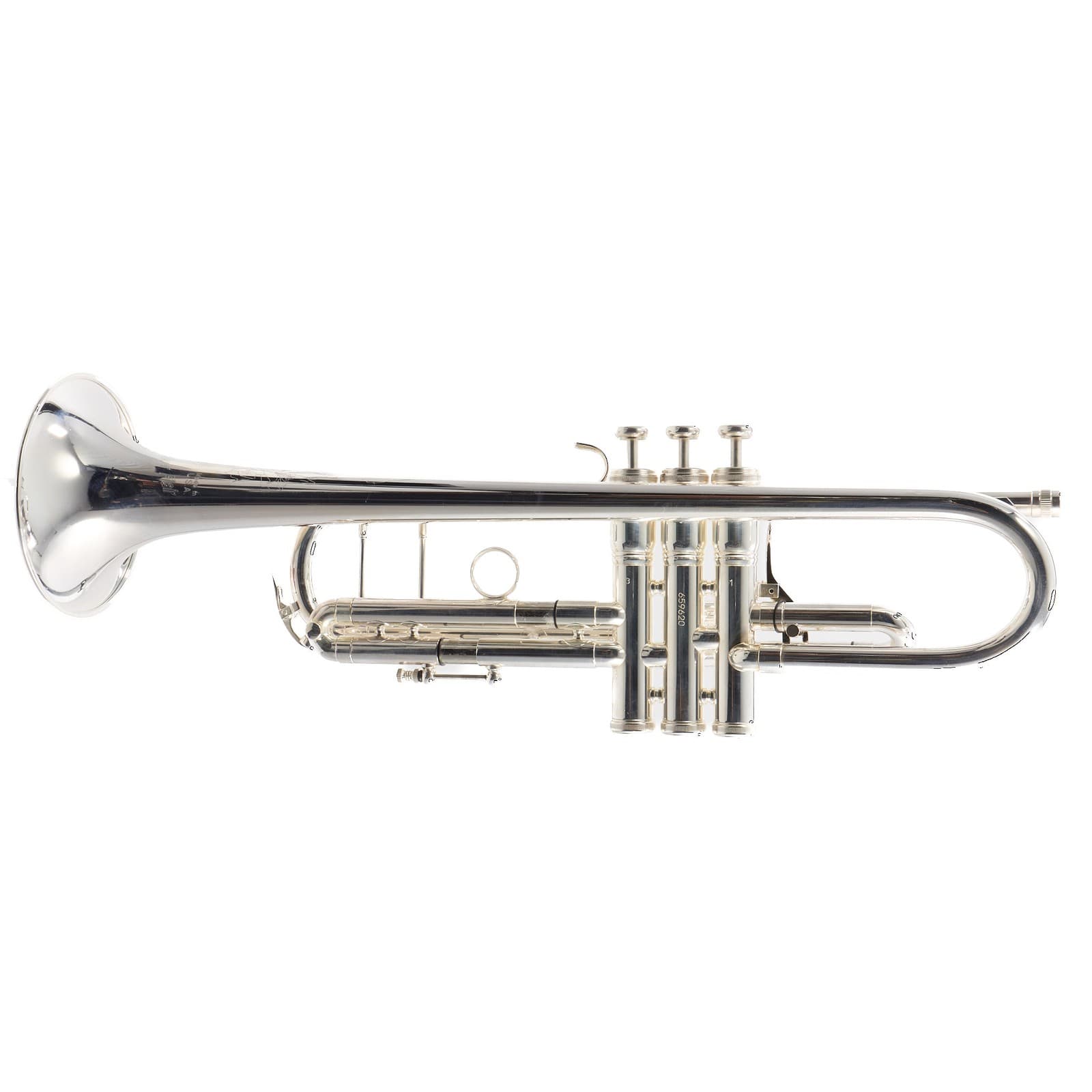 King Model 2055T 'Silver Flair' Intermediate Bb Trumpet SN 659620 OPEN BOX 6