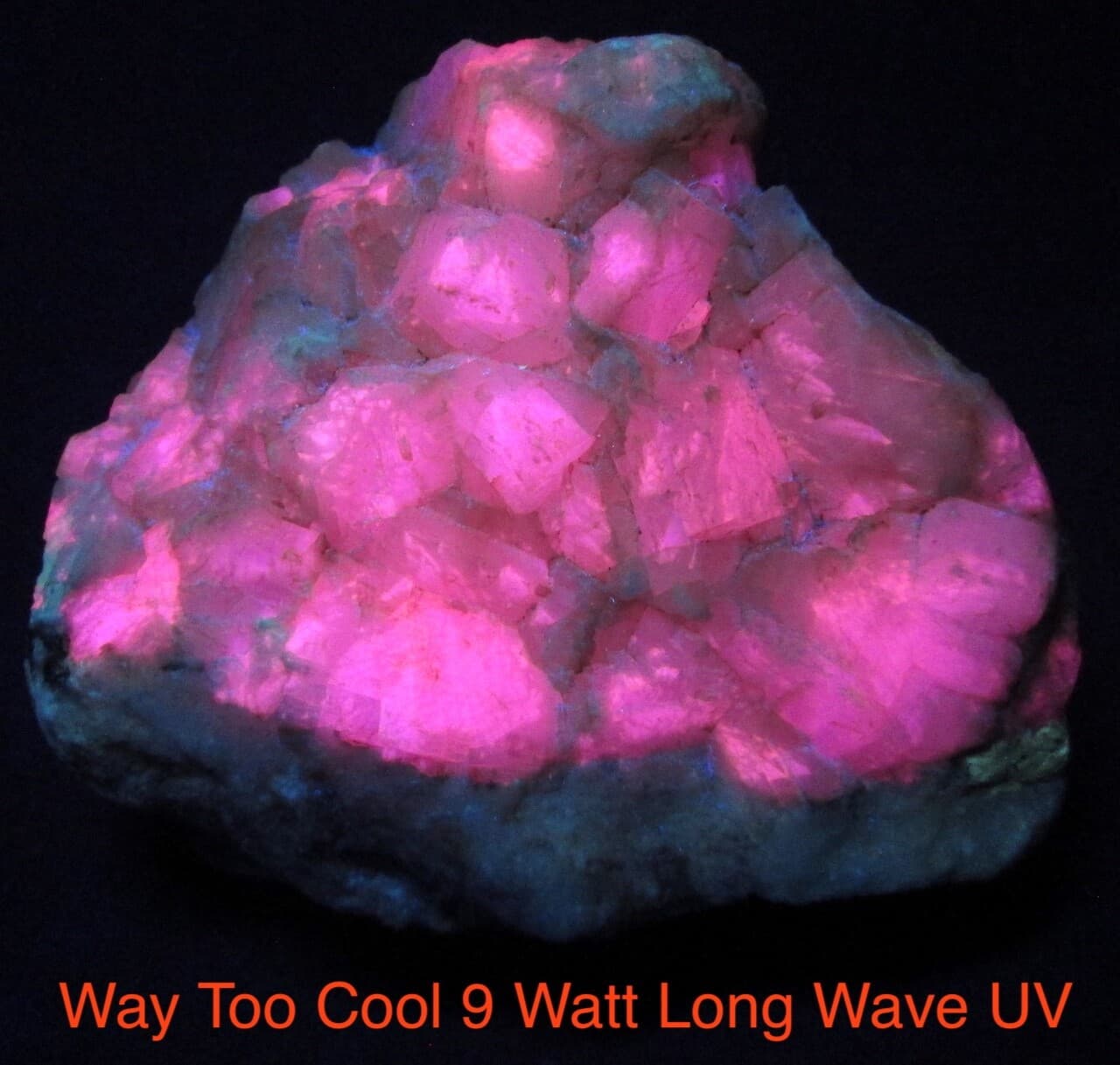 Terlingua Calcite Large  Fluorescent Mineral Terlingua, Texas