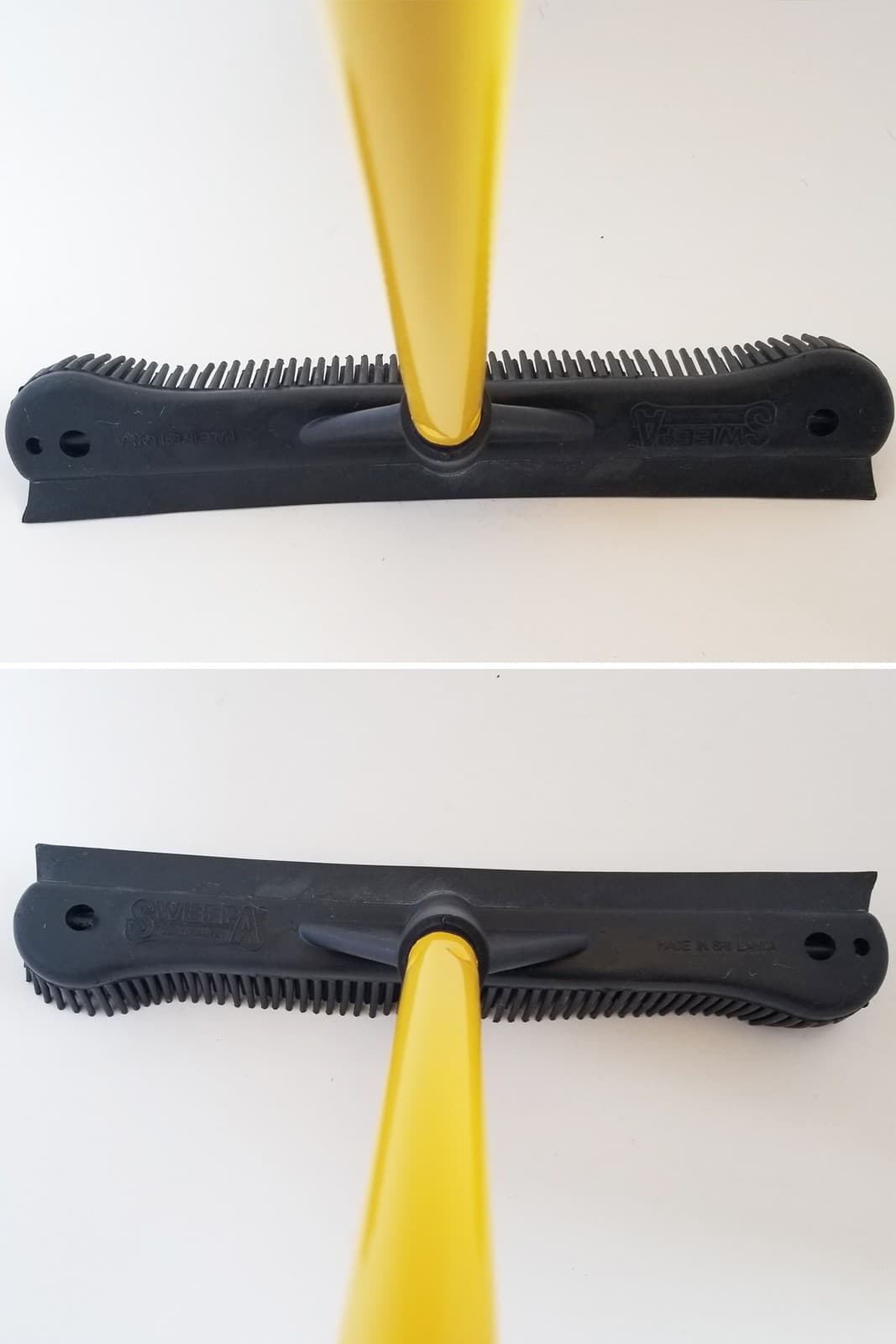 Sweepa S250i Rubber Broom - Complete Set with Telescoping Pole - 12 inch head 4