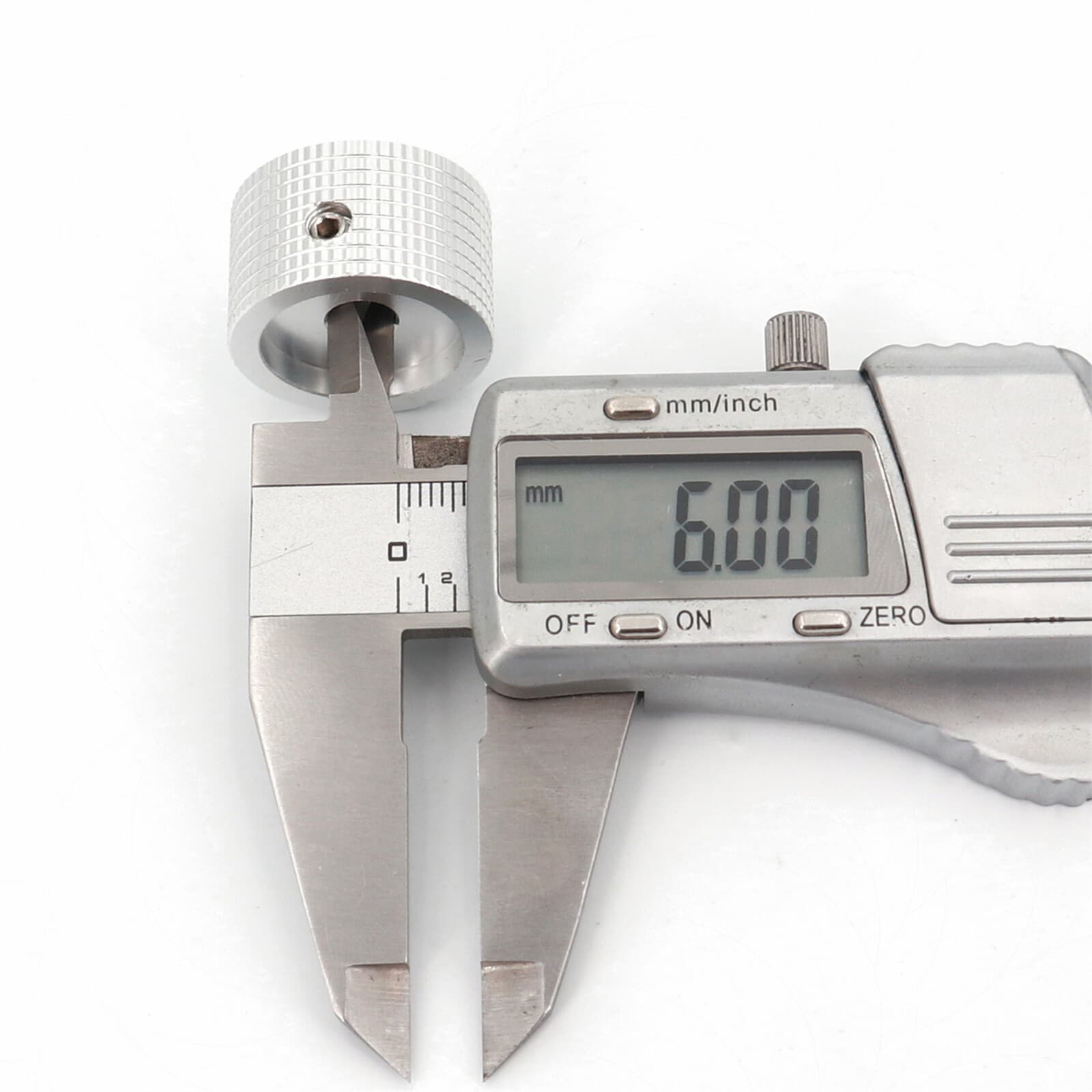 10PCS SOLID Aluminum Amplifier Control VOLUME Rotary Cap Potentiometer Knob 6mm 6