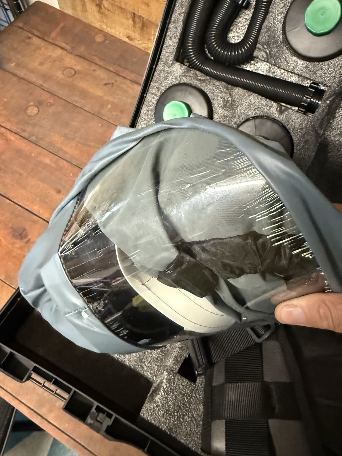 PAPR Respirator Kit PRF-103R with Hood & Filters - Powered Air Purifier 4