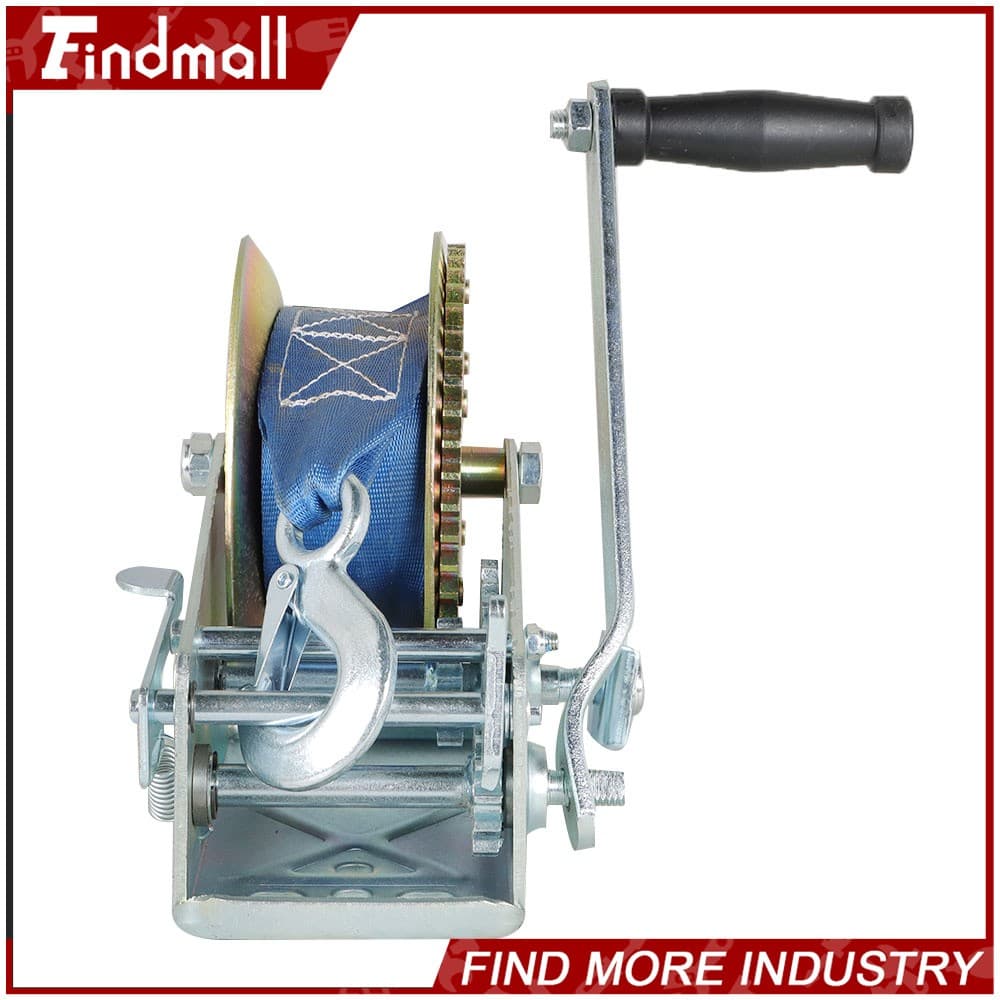 Findmall 3500 lbs Hand Winch & Boat Trailer Crank Winch With 10 m Strap Winch 6