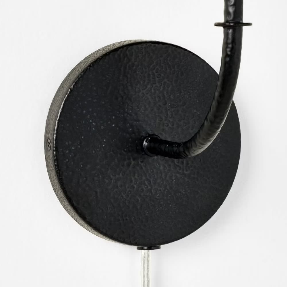 Threshold x Studio McGee Wall Sconce - Green Plaid Shade 4