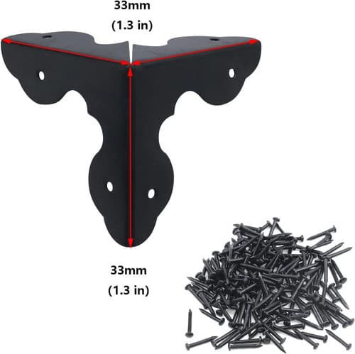 Antrader 24Pcs Case 3.3 x x 3.3cm/1-1/4" x 1-1/4" x 1-1/4"(L*W*H), Black 2