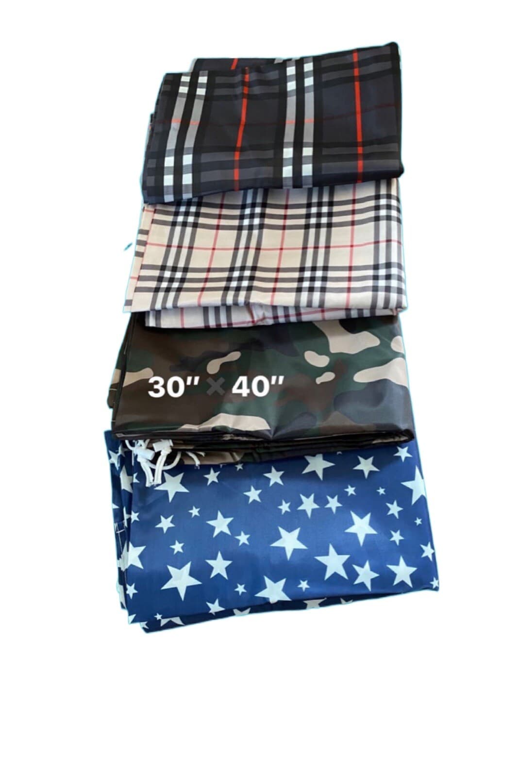 1X Large Washable Laundry Bag 30"X40" Heavy Duty Hamper Drawstring Home College 6