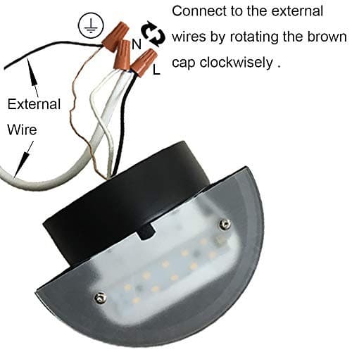  Led Wall Sconce Up Down Bowl Light Modern Art Moon Warm Lamp 10W for Black 3