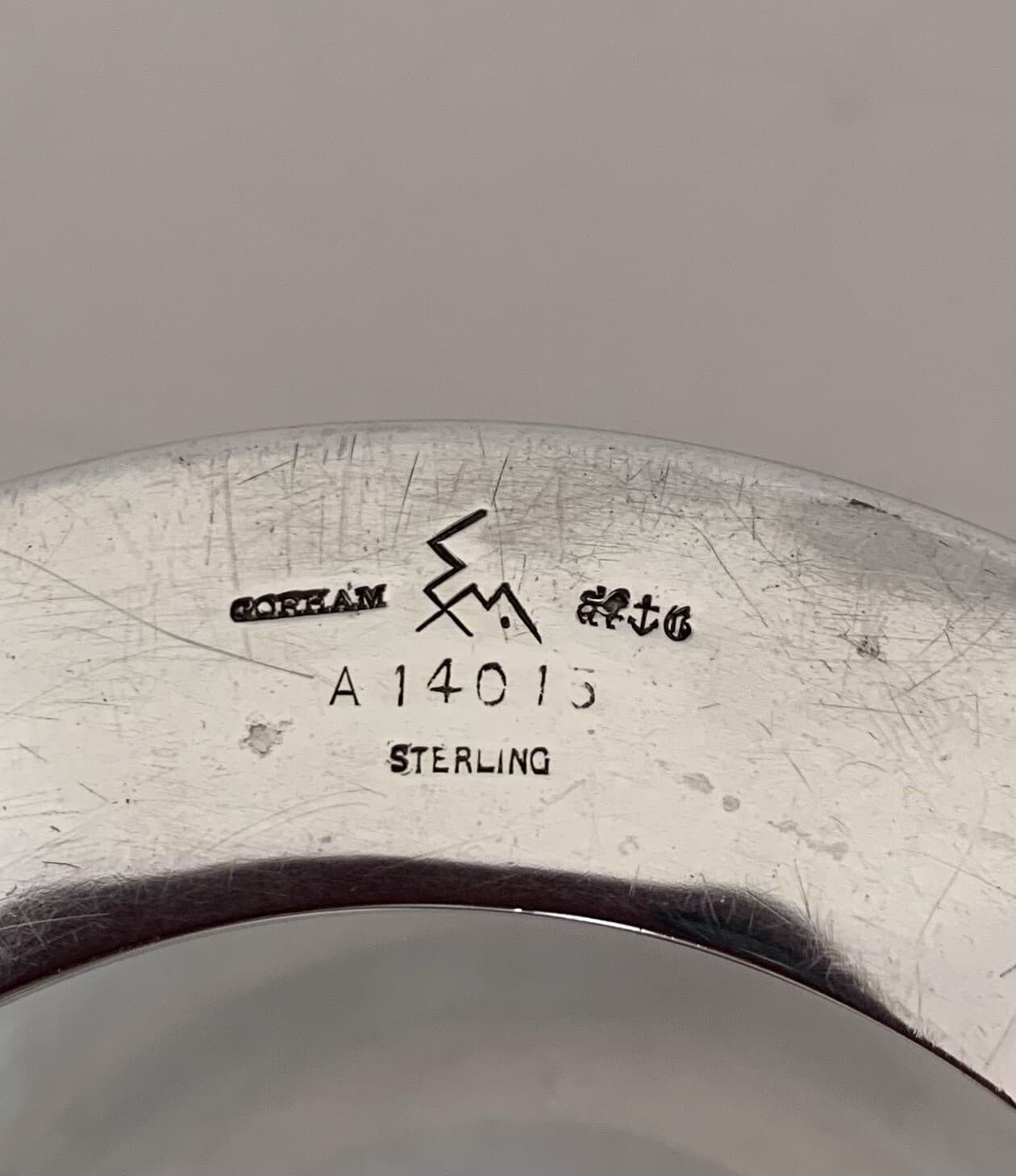 RARE GORHAM ERIK MAGNUSSEN ART DECO STERLING & CARNELIAN EAGLE BOWL 1925-1929 6