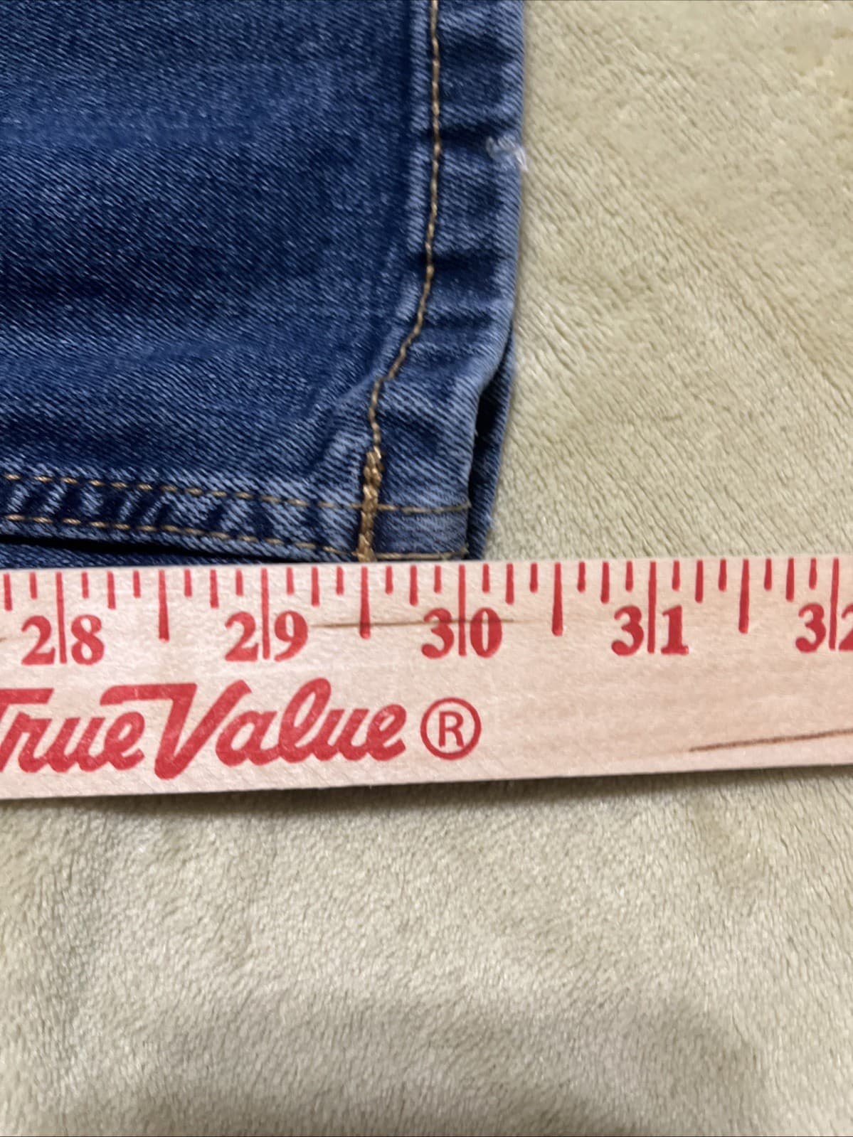 There Abouts Slim Fit Frayed Hems Boys 20 Husky Blue Jeans 34x30 5