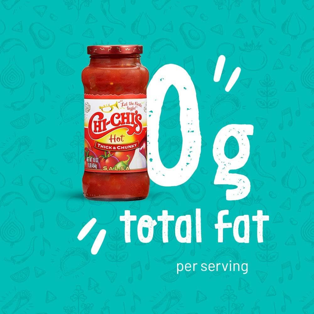 CHI-CHI'S Thick & Chunky Salsa, Hot, 16 Ounce (Pack of 12) 4