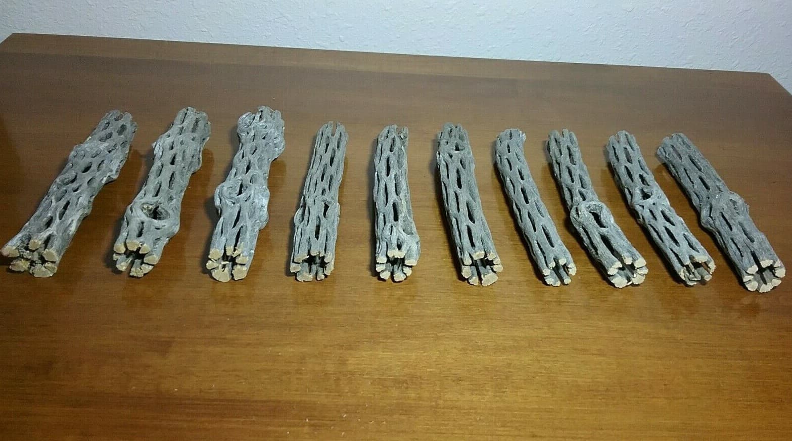 10 pcs 6" CHOLLA Wood Cactus | Organic | Shrimp Fish Aquarium | Decoration Craft 2