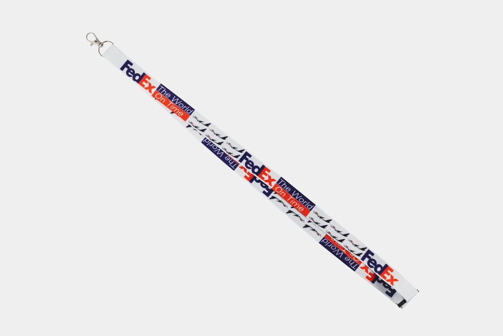 FedEx Federal Express Official Lanyard Neck Strap ID Badge Holder - Made in USA 3