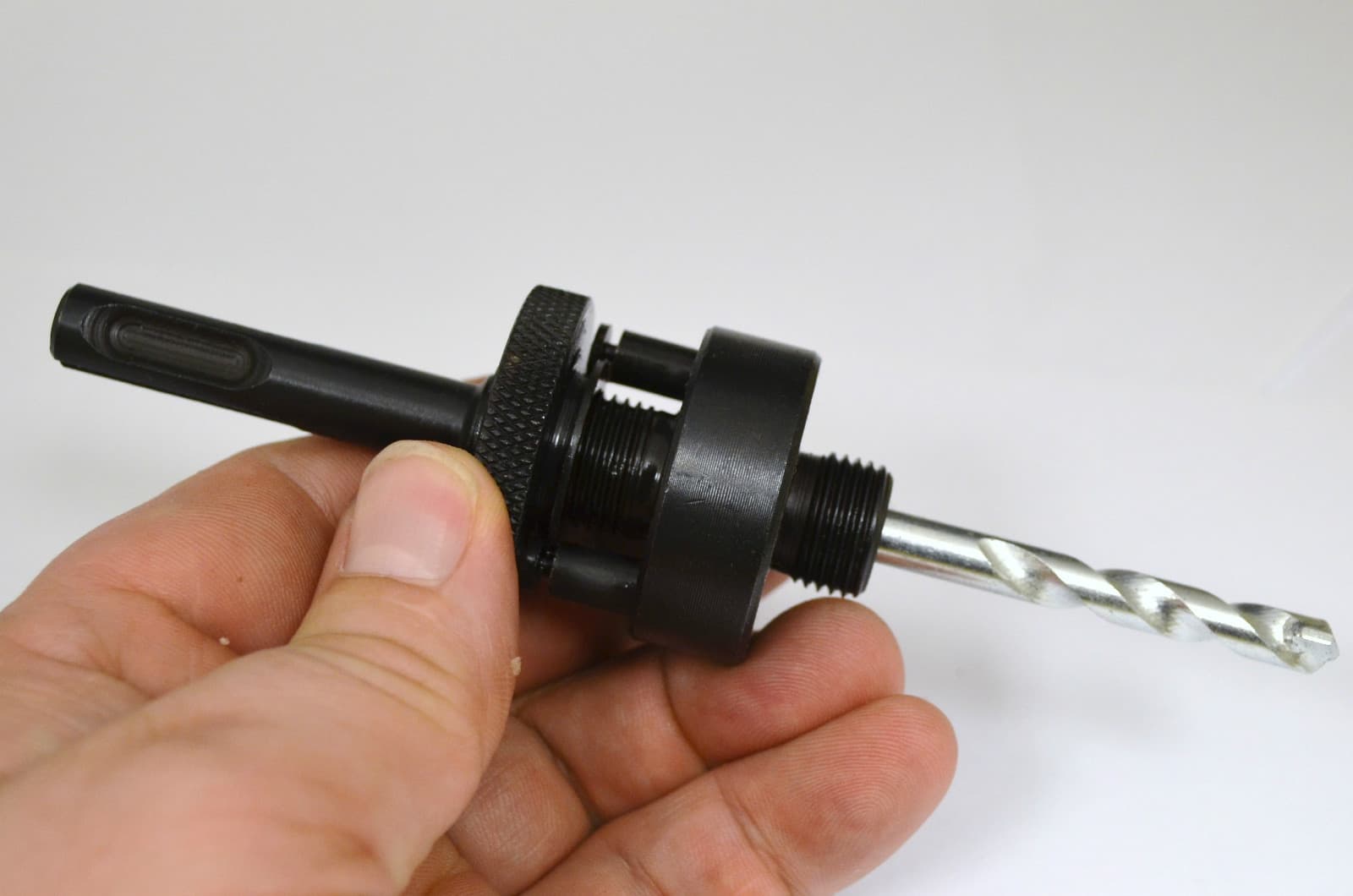 Hole Saw Arbor SDS Plus for HoleSaws over 1 1/8" TCT Pilot Drill Concrete Brick 5