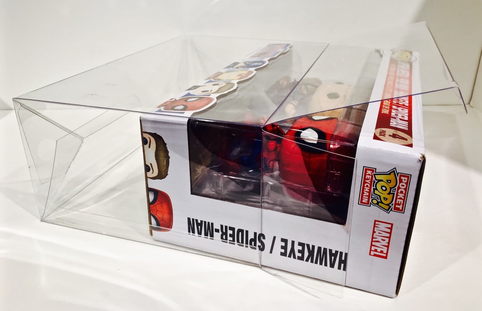 1 Box Protector For The FUNKO Marvel Captain America Civil War 4 Pack Custom