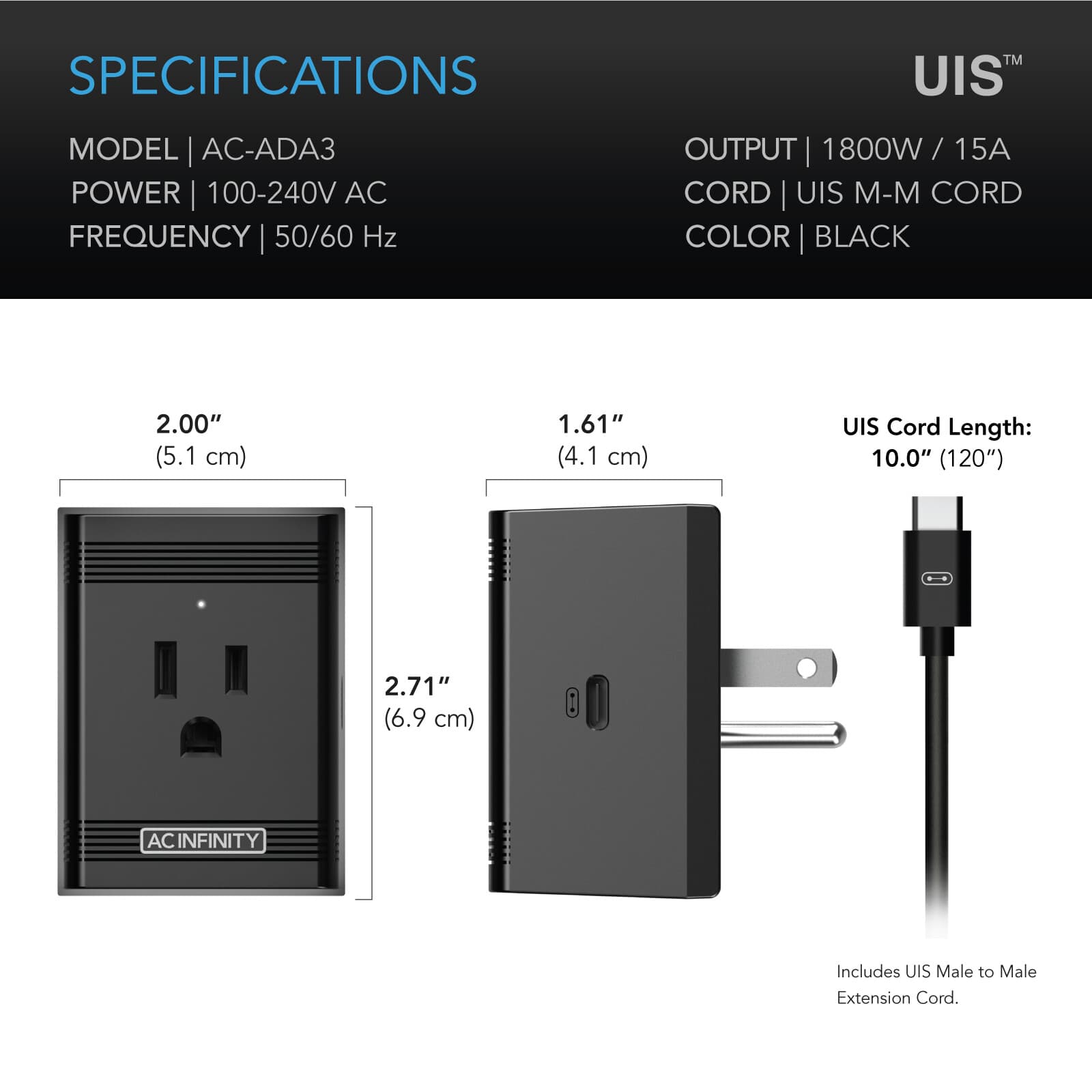 UIS Control Plug, Socket Adapter to Connect Smart Controllers to Outlet Devices 6