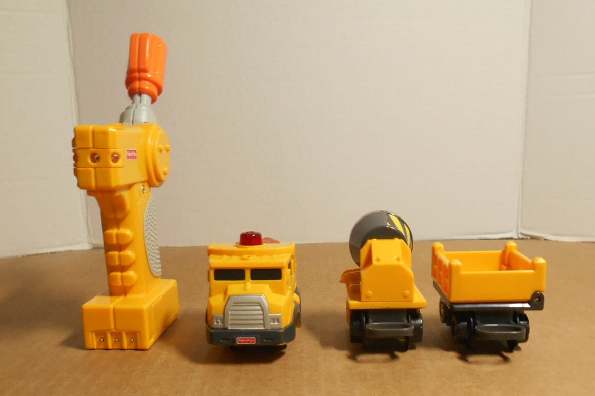 Fisher Price Geotrax Mix N Go Work Construction Train w/ Remote Not Working P5 2