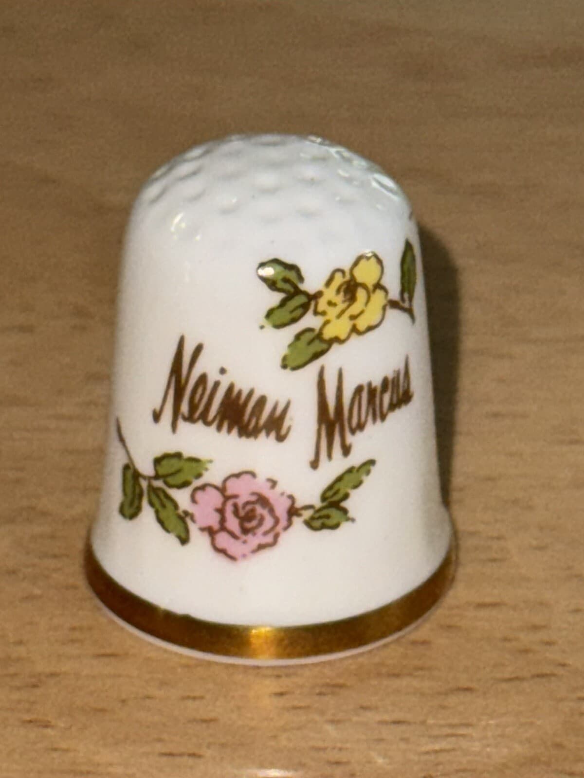 Three English Porcelain Thimbles -one Caverswall And Two Royal Worcester 2