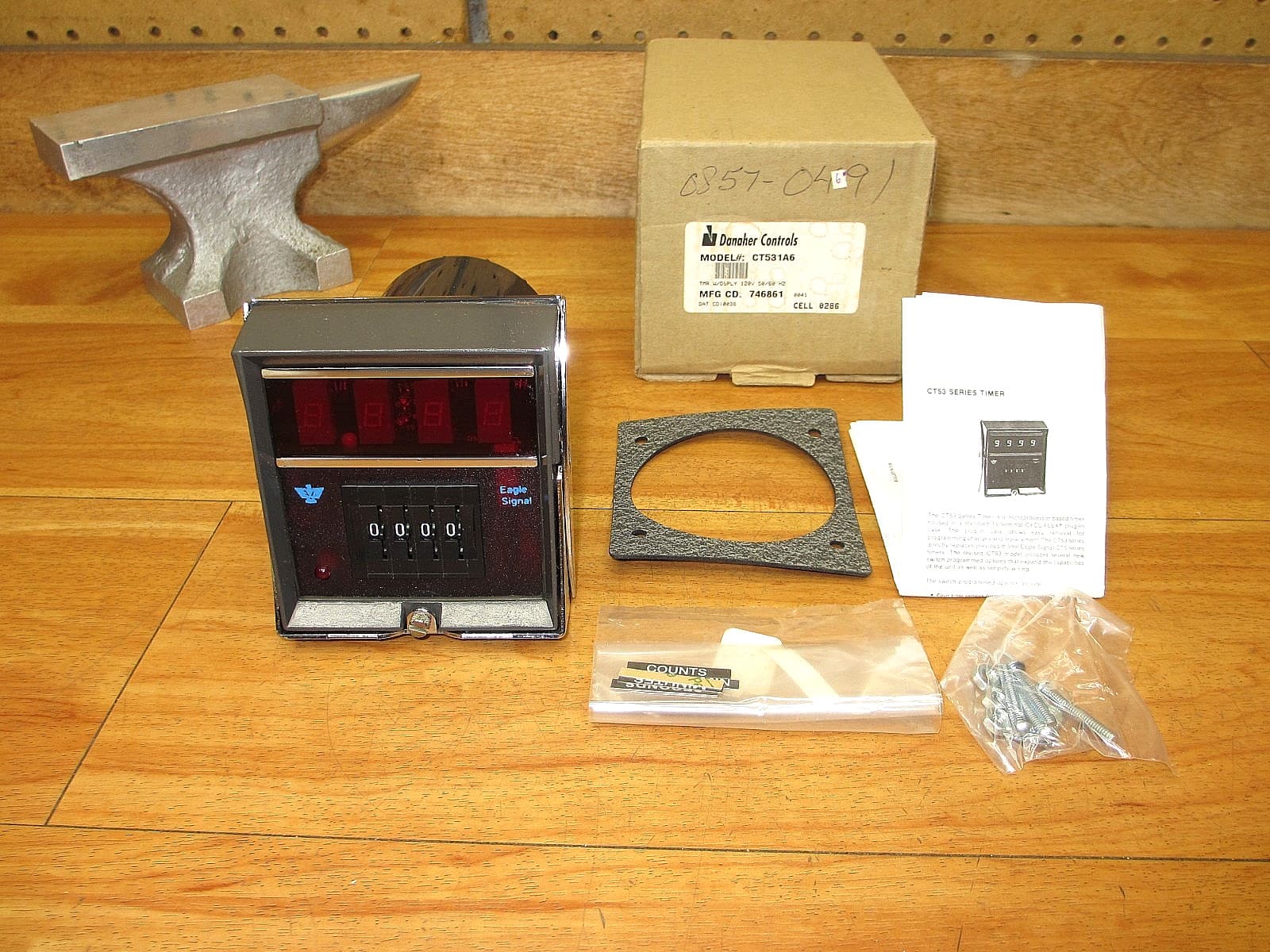 Eagle Signal CT531A6 *NEW* Timer w/ Display 120VAC Danaher Controls
