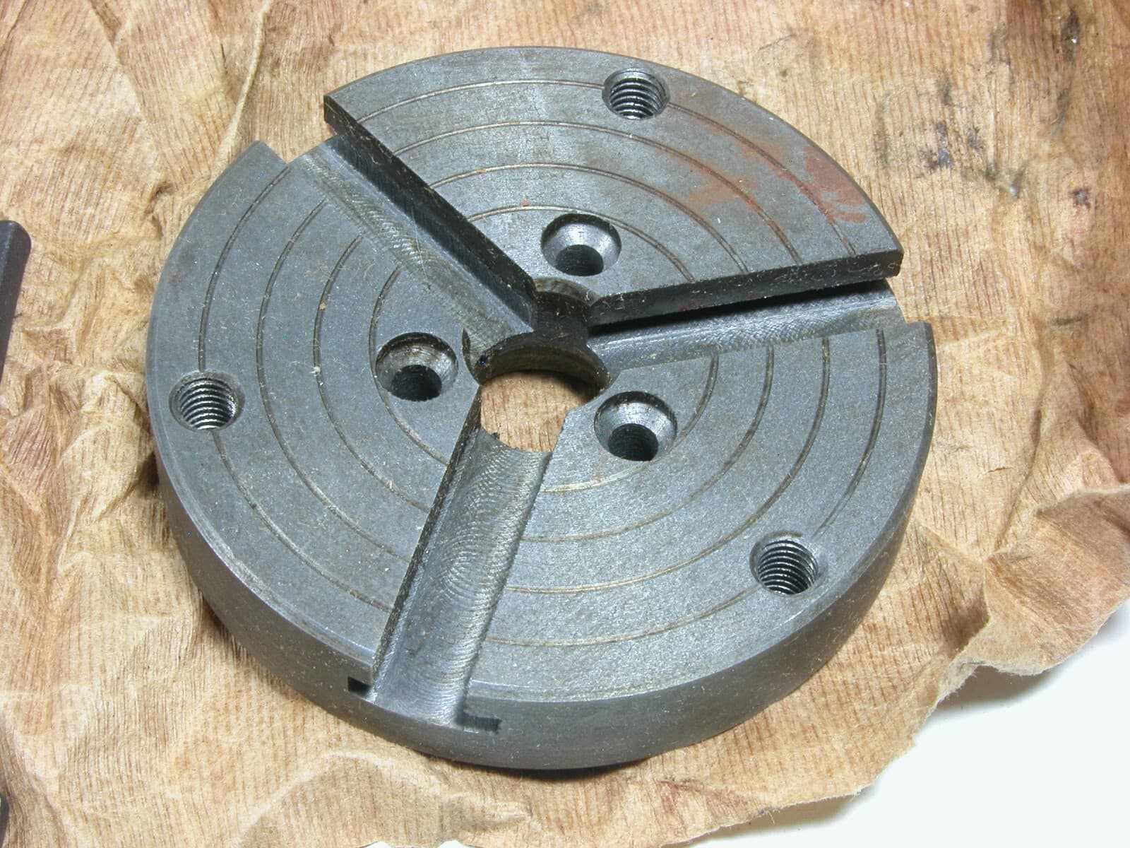 Unimat DB/SL T-Slotted Work & Fixture Plate & 3 Clamps, Ref No 1261 3