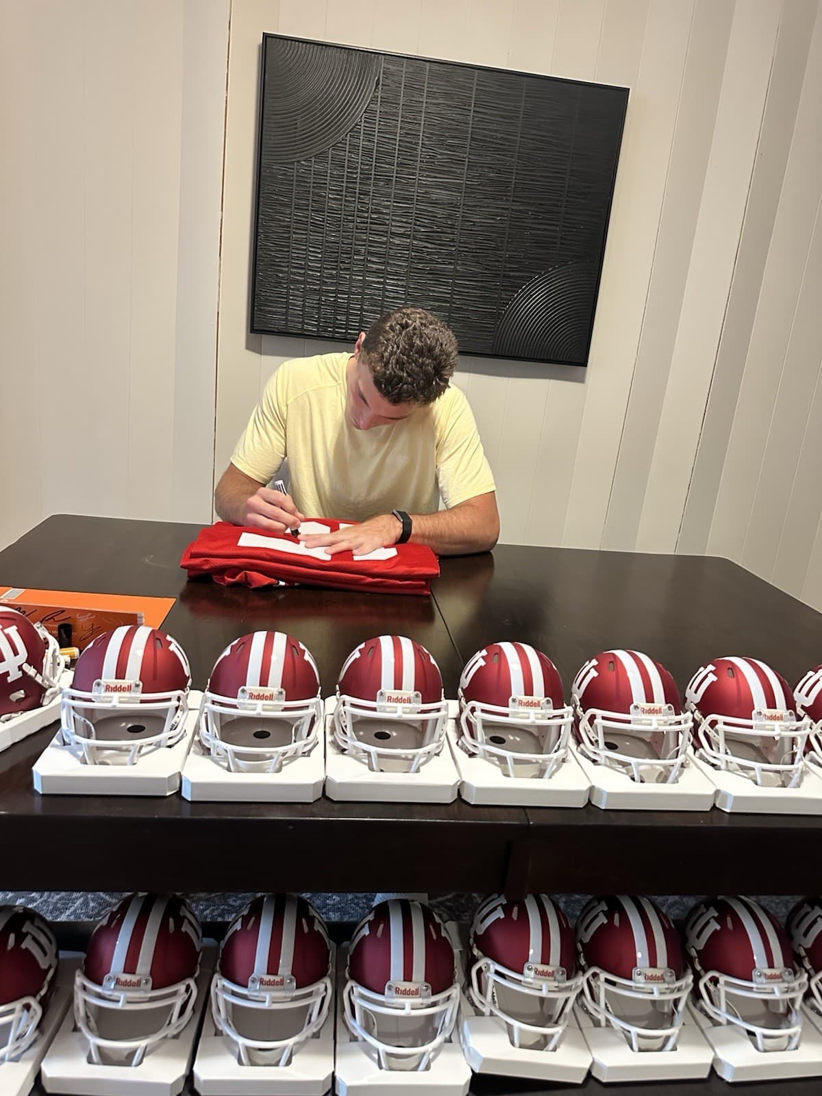 Fernando Mendoza Autographed Signed Custom Indiana Hoosiers Jersey JSA Cert 4