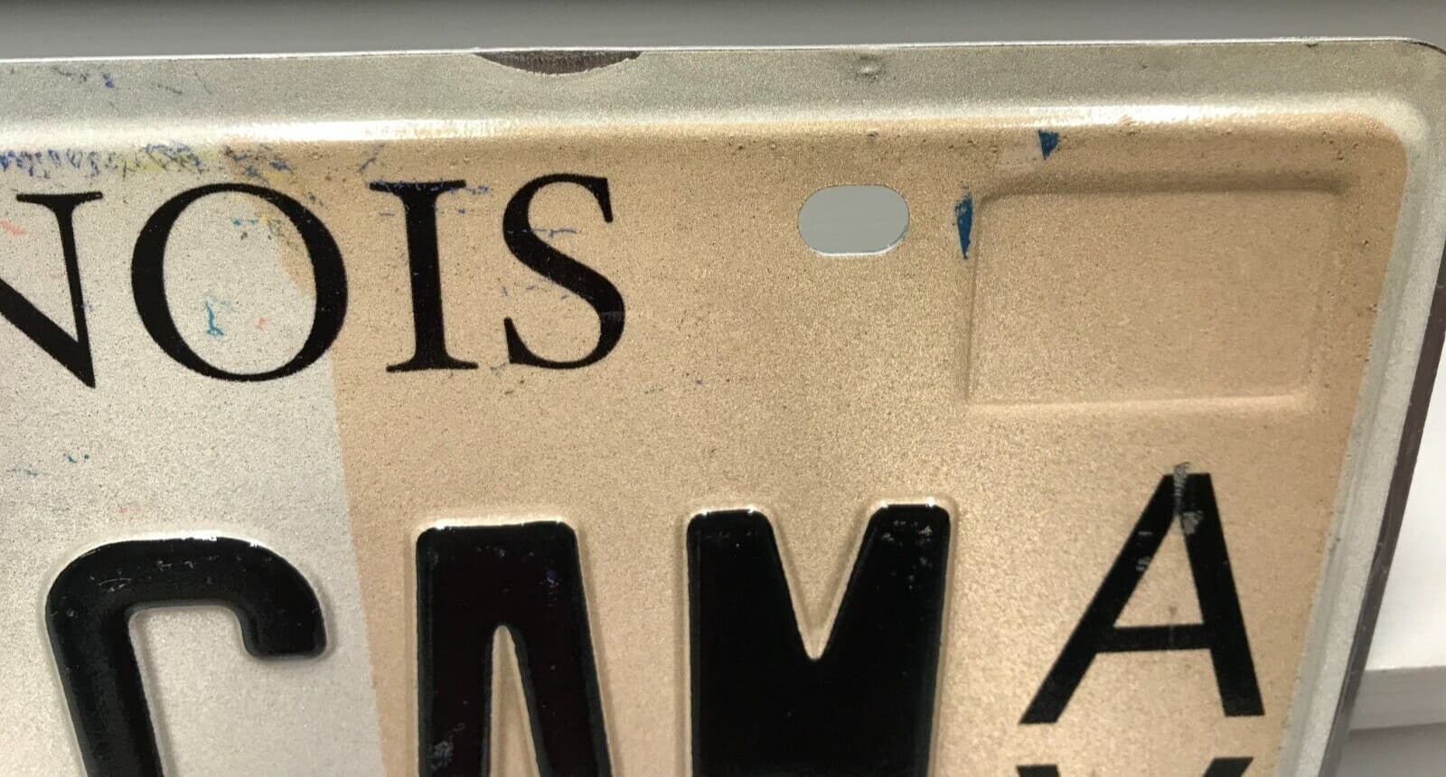 Illinois Antique Vehicle Vanity License Plate 1 ELCAM Chevy El Camino EXPIRED 6