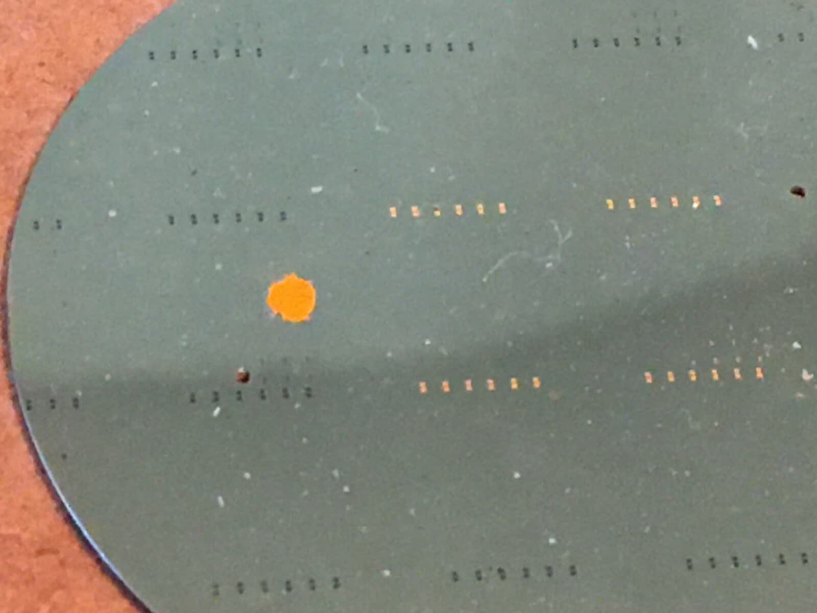 2" Silicon Wafer Unique Extremely Rare RF NAND Vintage CPU Chip 3