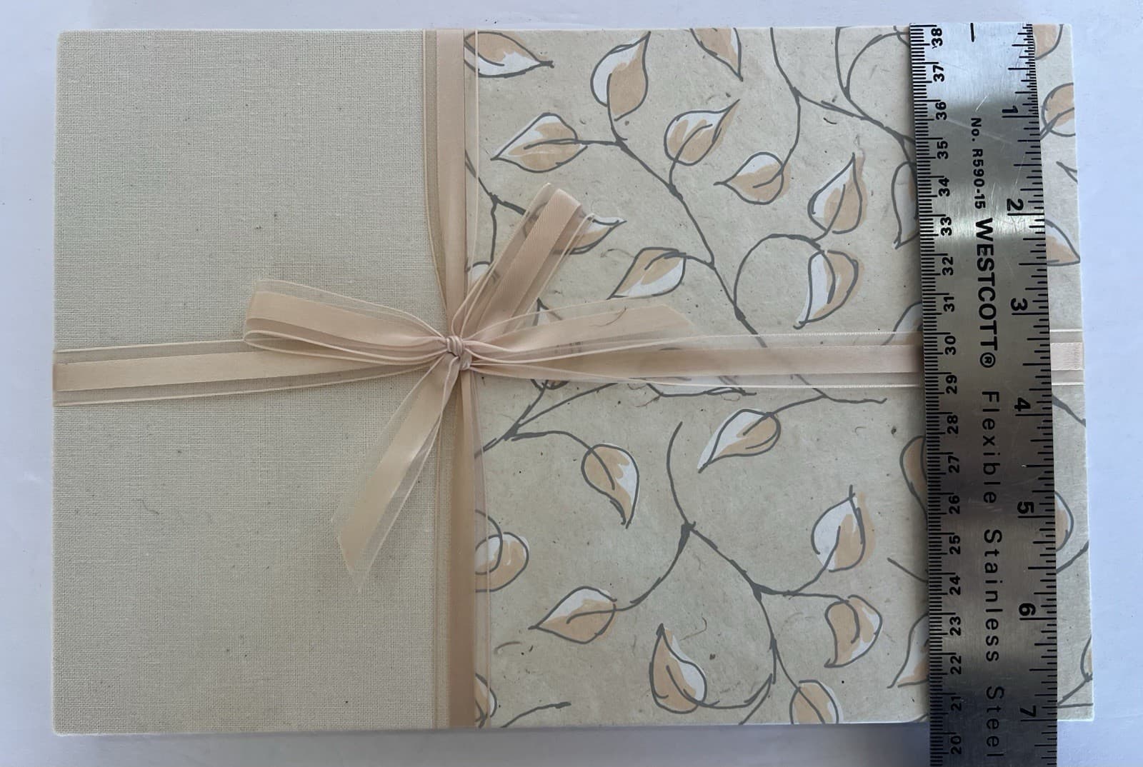 Rag & Bone Bindery Wedding Guest Book 20 Pages Hand Bound  6