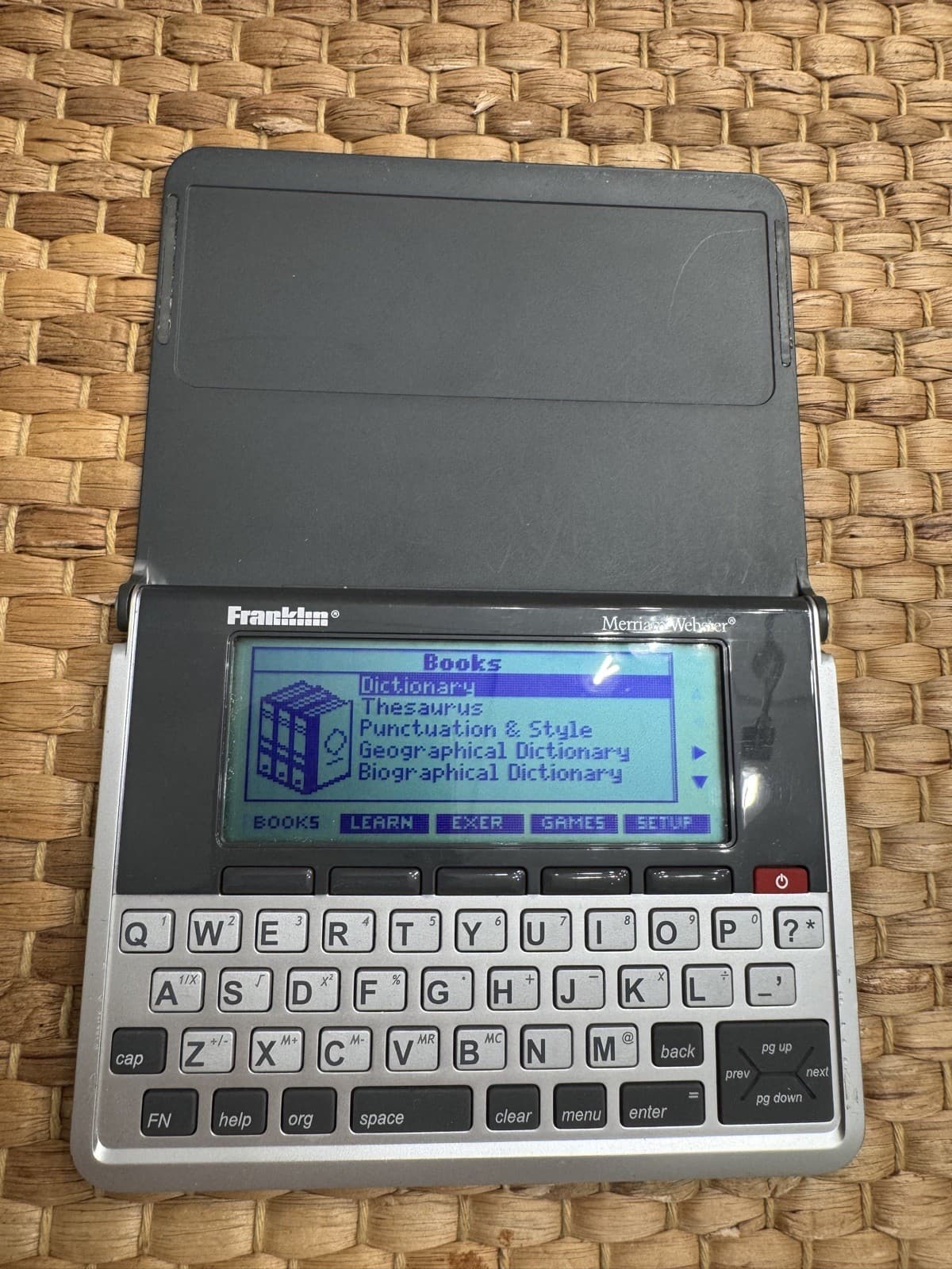 Franklin Merriam Webster Electronic Pocket Dictionary MWD-1490 Tested-Works! 3