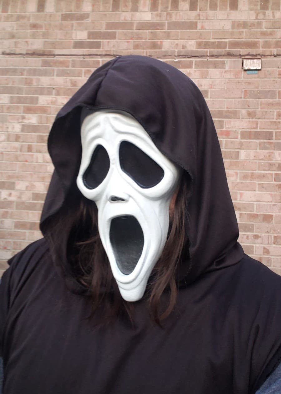 Latex Doofy Ghostface Mask Scary Movie Scream Halloween Ghost Face Costume 4