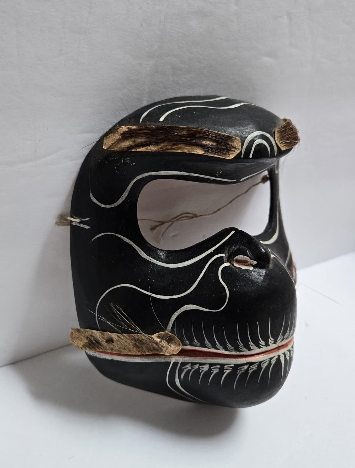 Vintage Handmade Wooden Monkey Mask - Balinese 6