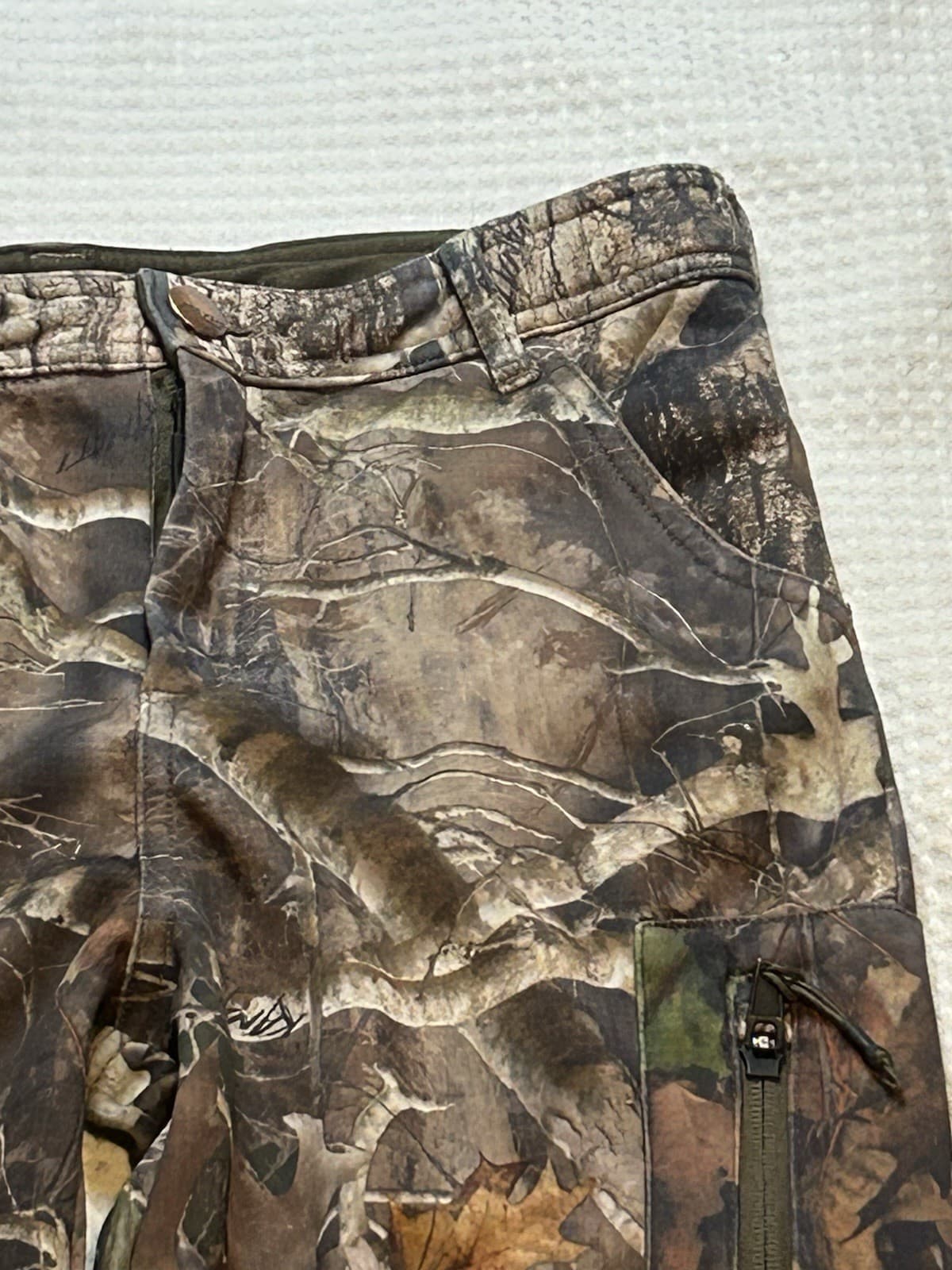 Red Head Camo Pants Boys Youth Large Hunting Camping Outdoors Hike Adjustable Wa 5