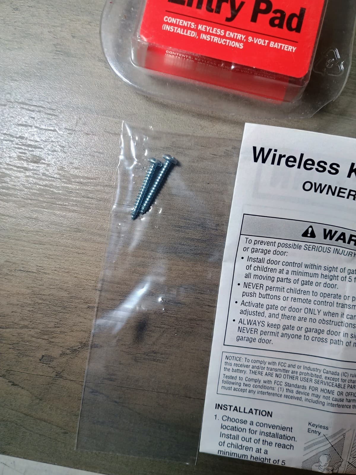 Craftsman Wireless Keyless Entry Keypad Garage Door Opener Gray #953876-FRE SHIP 4