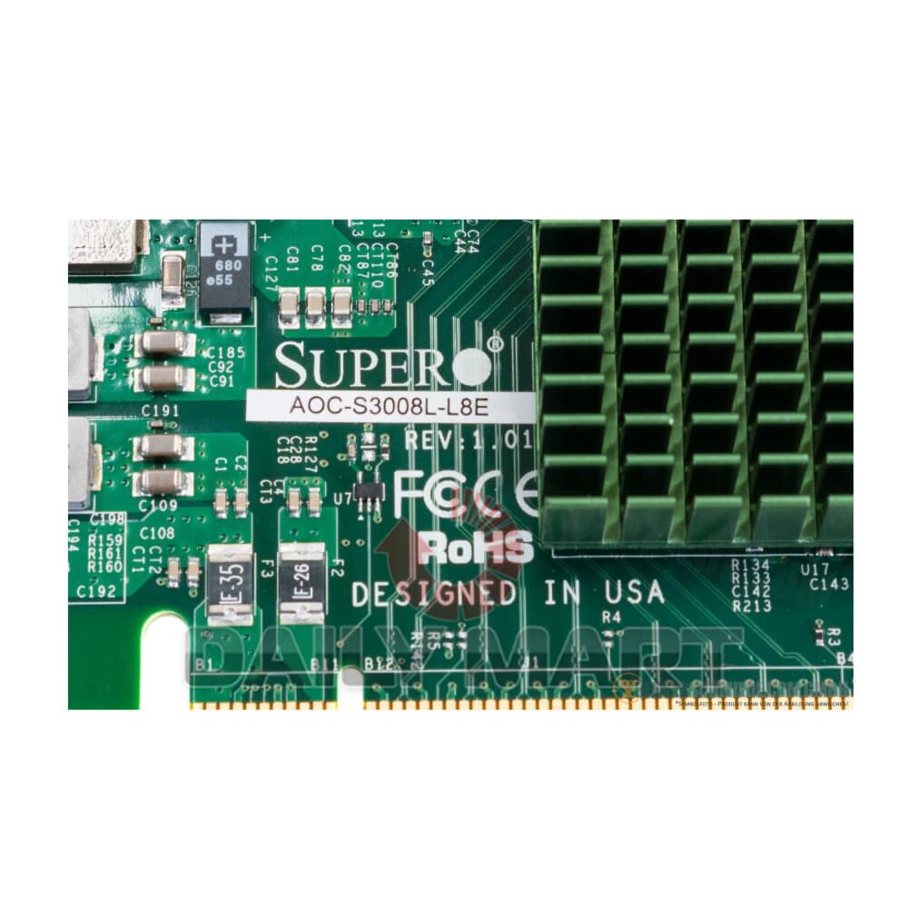 New In Box SUPERMICRO AOC-S3008L-L8E HBA 12Gbps IT Mode 3