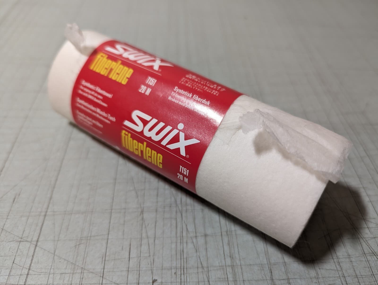 Swix Fiberlene Prepping & Cleaning Paper 20M T151 NEW 2