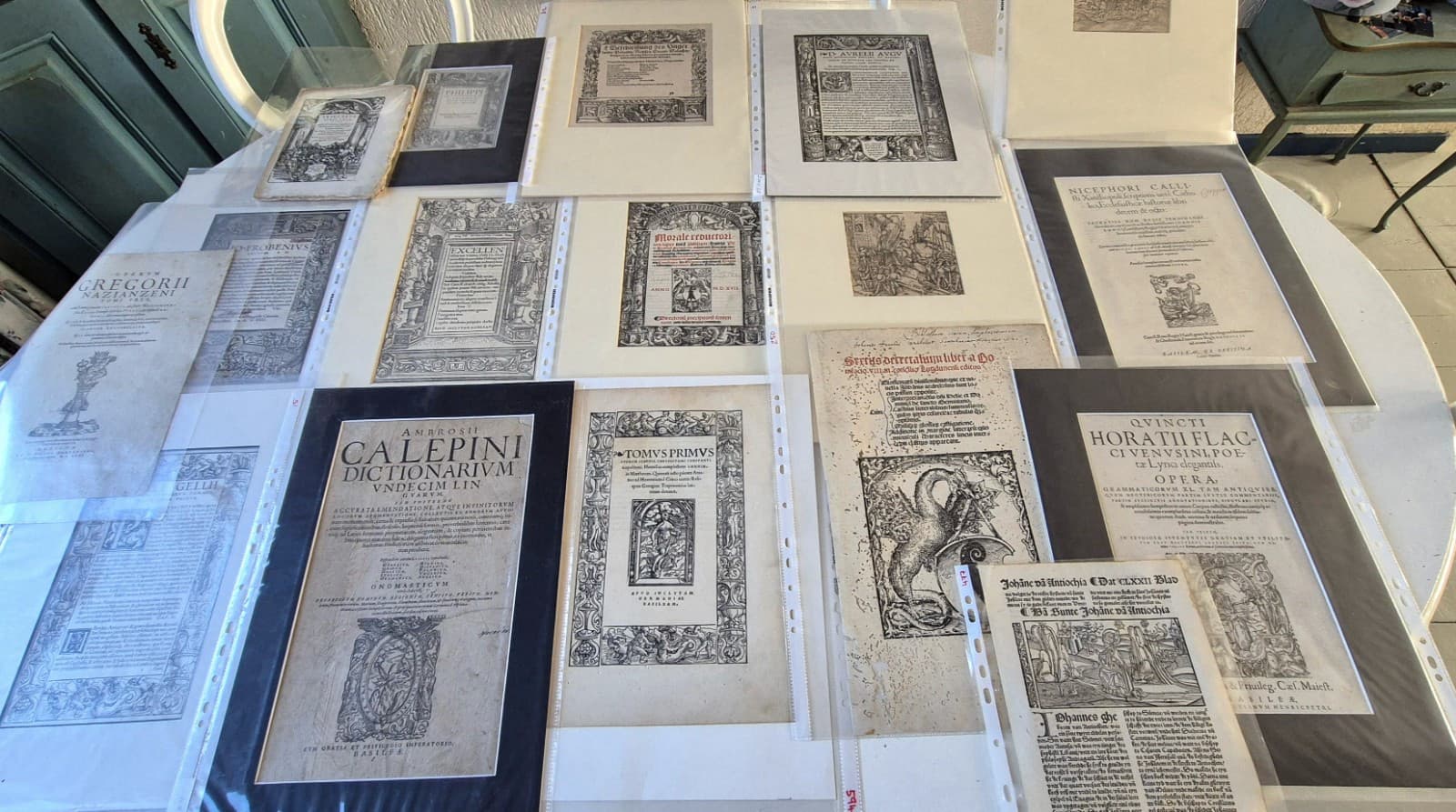 Post-Incunabula:  collection of old & rare leaves, 15th - 16th century 3