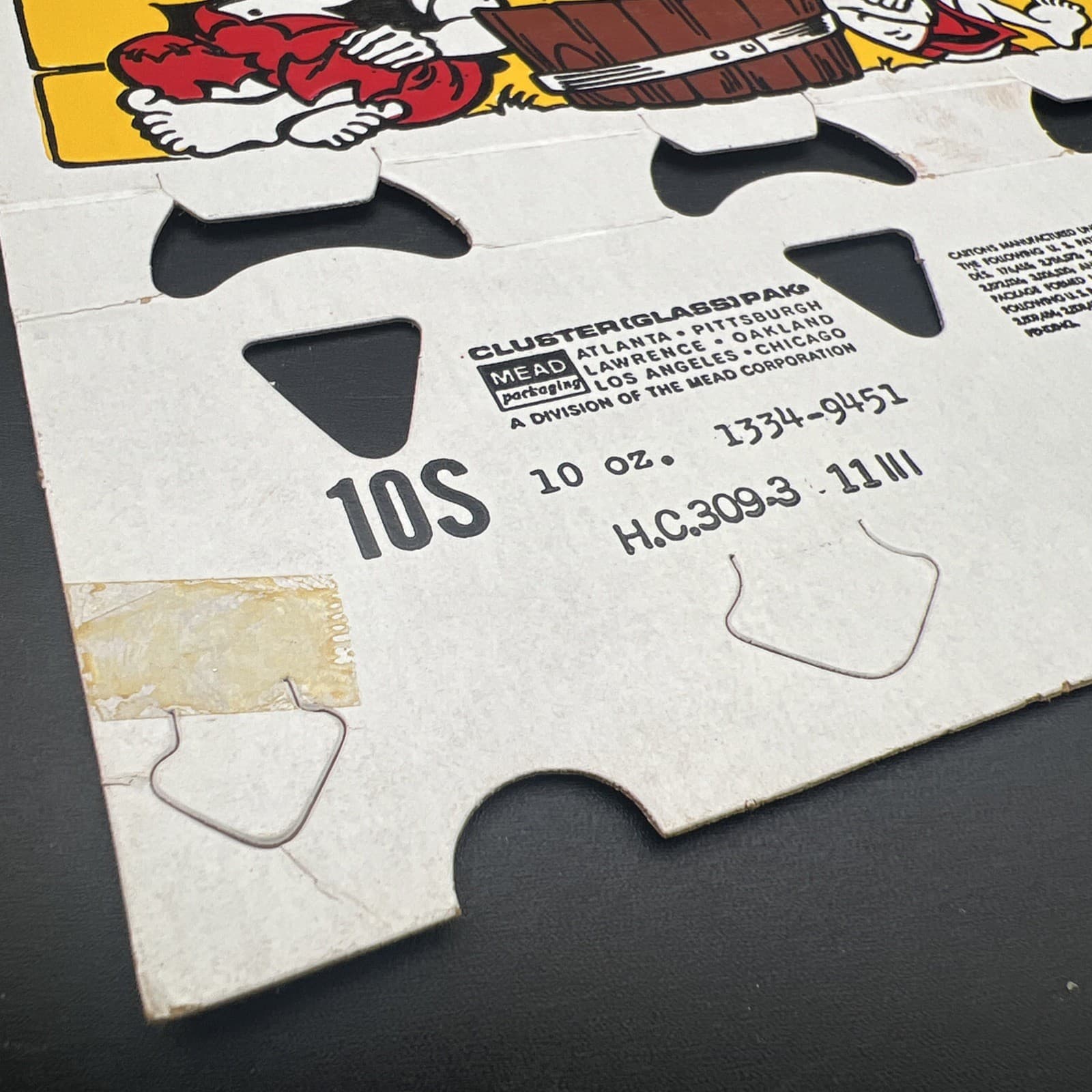 Kickapoo Joy Juice King-Size 10 Oz Acl Bottle Cardboard Carrier-B 4