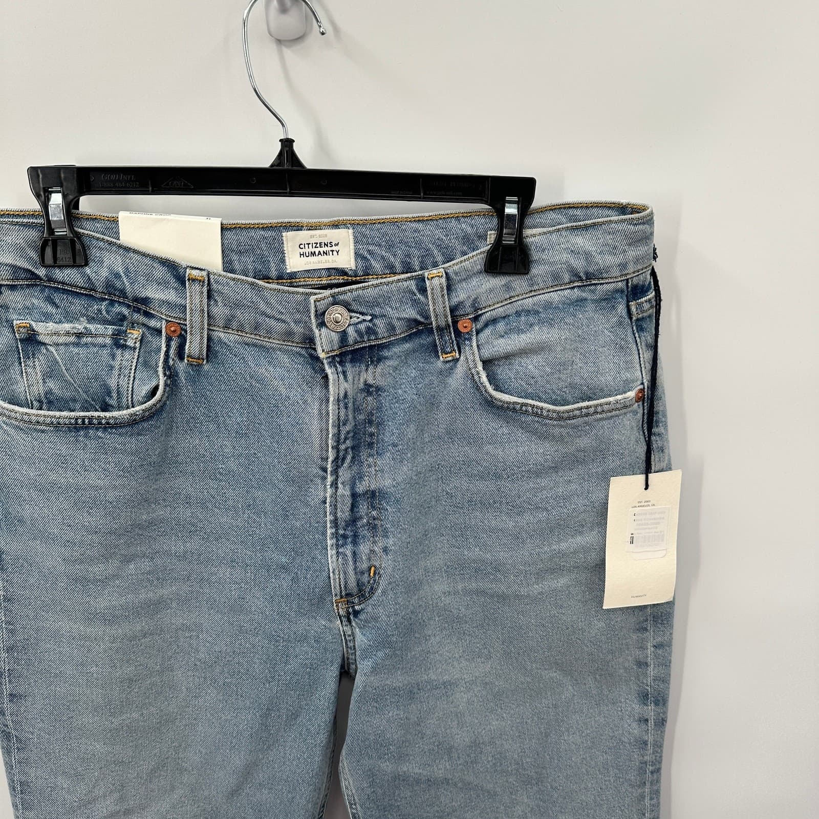 CITIZENS OF HUMANITY NWT Daphne Crop Denim Jean in Checkmate // 31 5