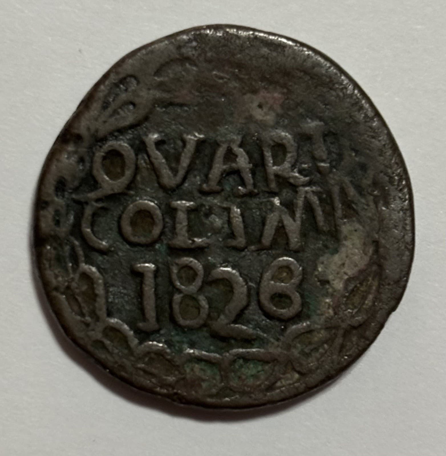 Mexico Colima municipal RARE WAR OF INDEPENCE 1826 1/4 Real AMANZING