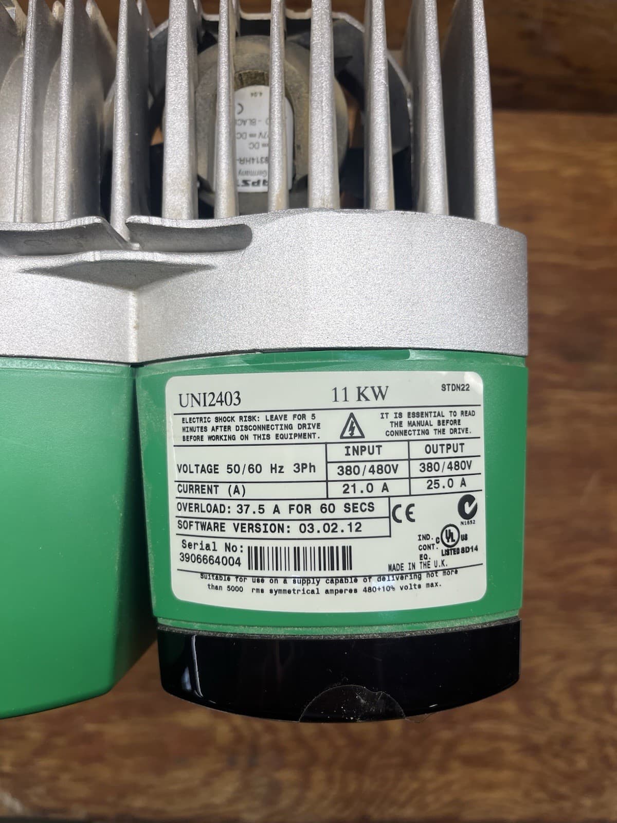 Control Techniques UNIDRIVE UNI UNI2403 LFT 11 kW 2