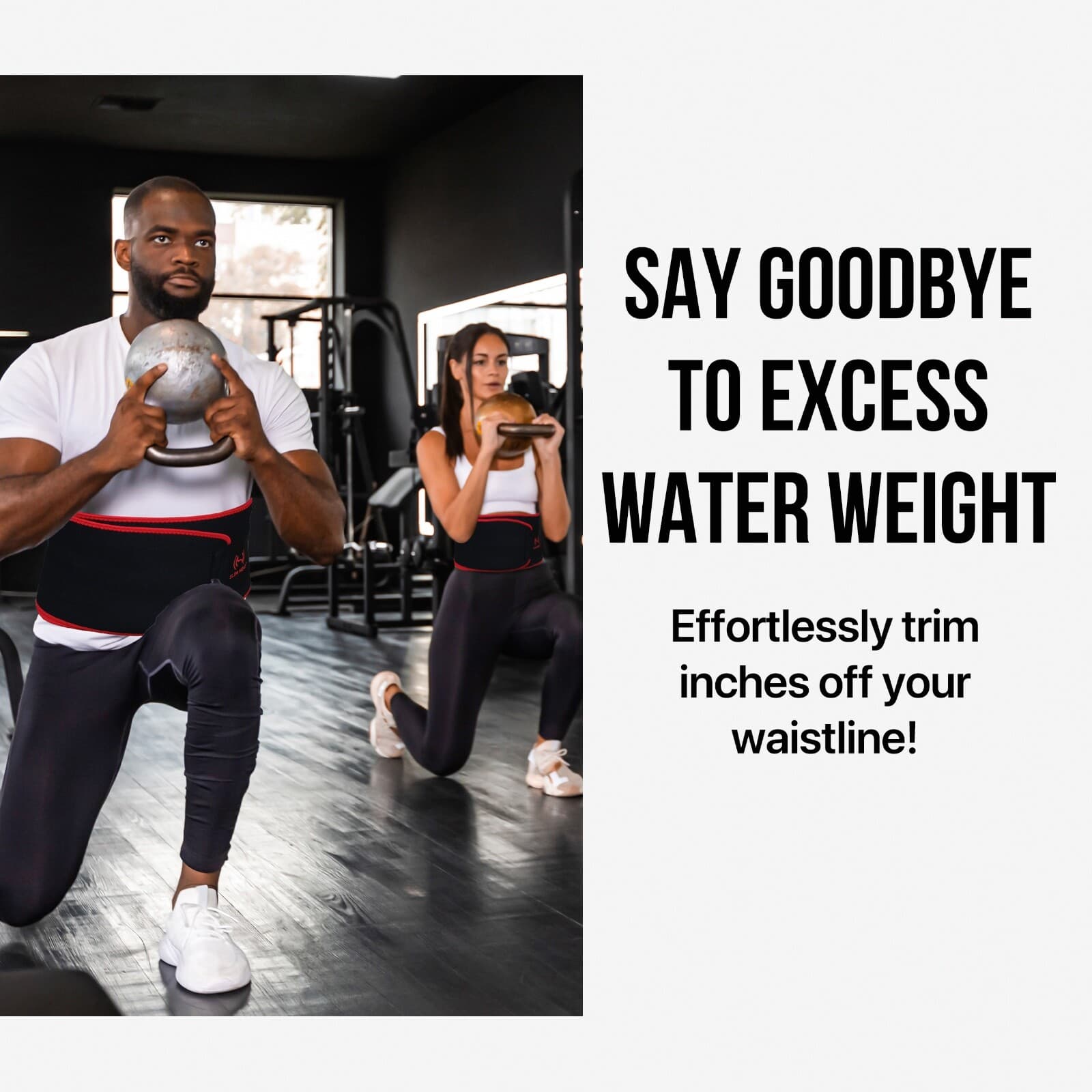 Waist Trimmer for Women and Men - Sweat and Lose Water Weight Faster 4