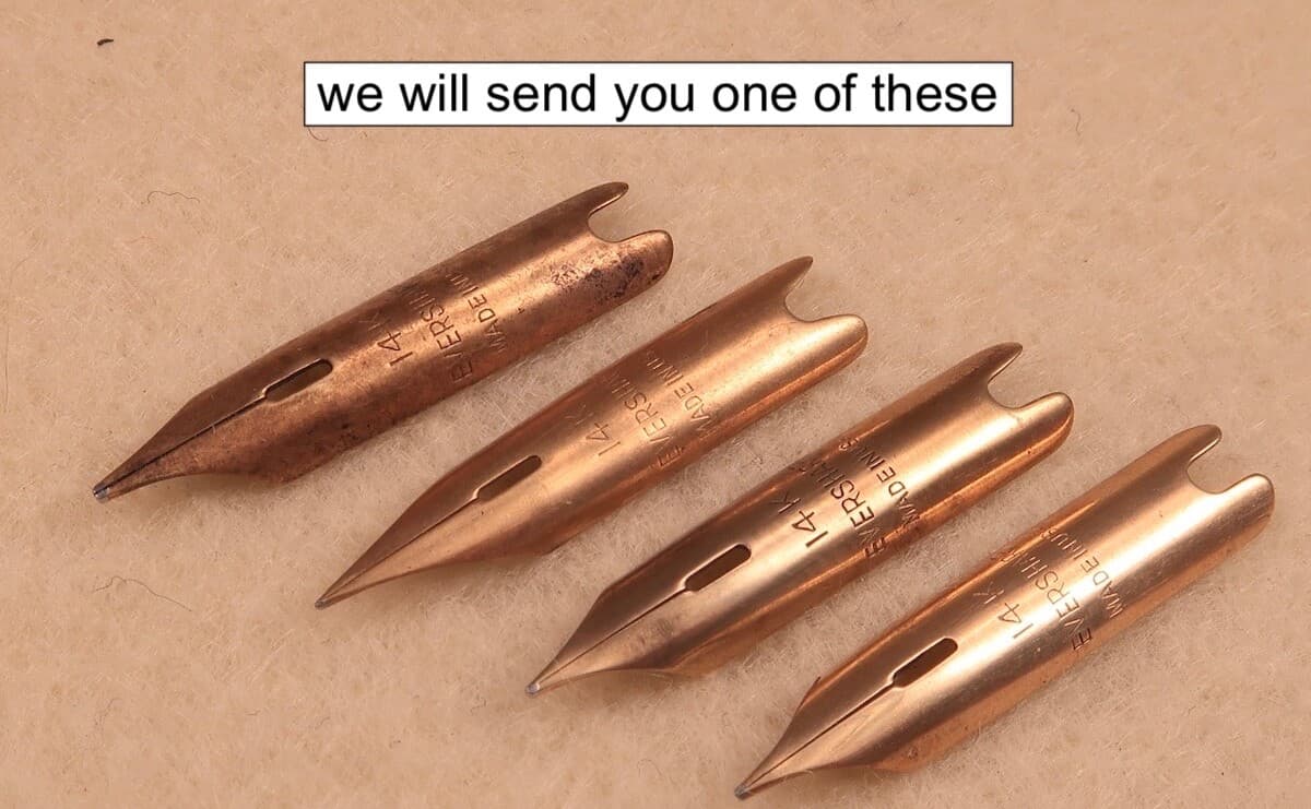 Eversharp Ventura (Burp) Fountain Pen Nib 2