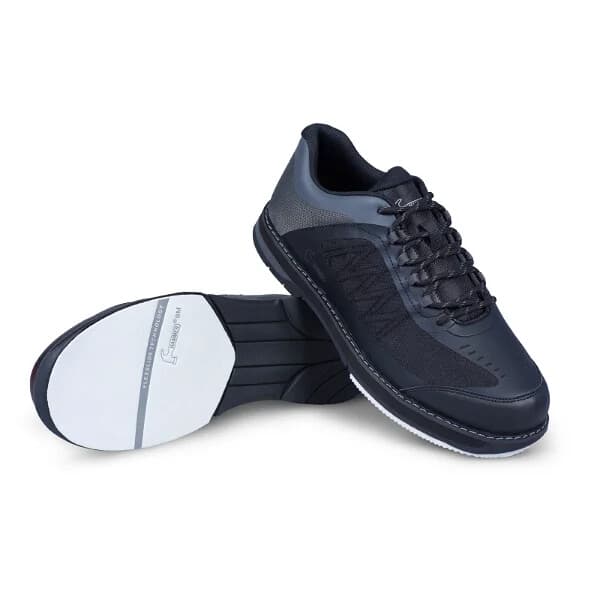 Mens Hammer Rogue Black/Carbon Bowling Shoes Right Wide 3